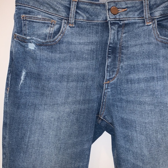 DL1961 Florence Instasculpt Skinny Denim Delano Distressed Jean - Picture 3 of 11